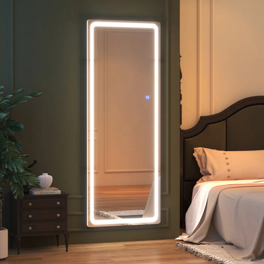 Doyen Oakleaf Modern & Contemporary Lighted Full Length Mirror